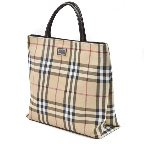 Burberry Handbags - Authentic Burberry House Check Handbag Tote